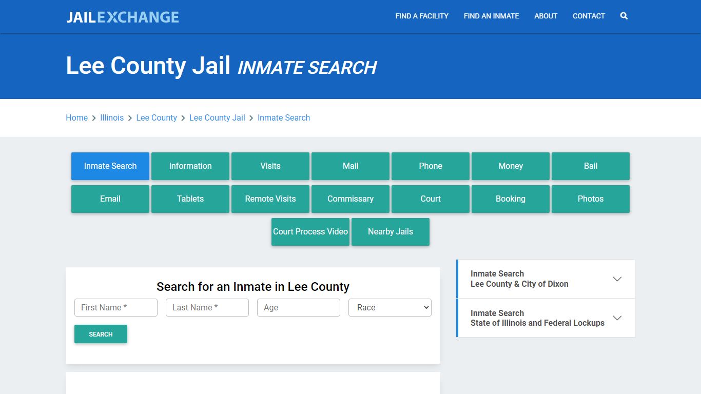 Lee County Jail, IL Inmate Search: Roster & Mugshots - Jail Exchange